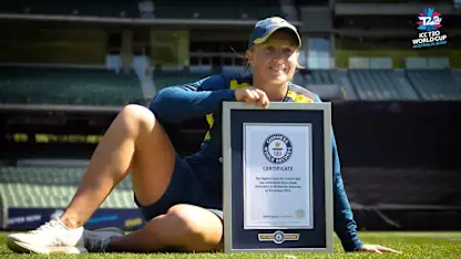 Alyssa Healy claims Guinness World Records title