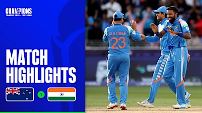 Logo of Spinners give India third win in a row | Match Highlights | Champions Trophy 2025
