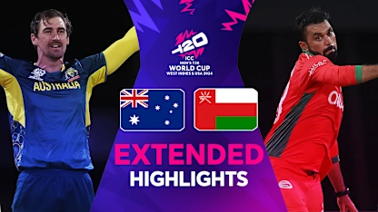 Logo of Stoinis stars with bat and ball in Australia's emphatic win | Extended Highlights | T20WC 2024