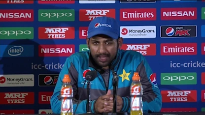 Logo of SF1 - ENG vs PAK - Sarfraz Press Conference