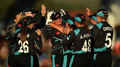 Logo of Brilliant diving catch removes Mooney for New Zealand | Women's T20WC 2023