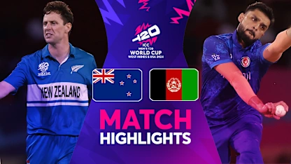 Logo of Openers, Rashid and Farooqi hand Afghanistan another dominant win | Match Highlights | T20WC 2024