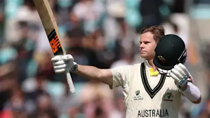 Logo of Highlights – Smith piles on the runs with trademark century | WTC23 Final