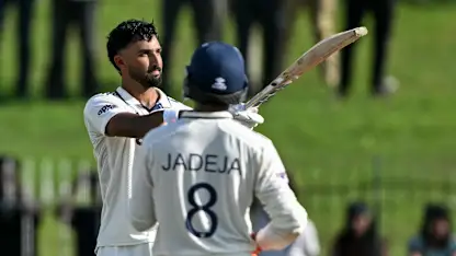 Padikkal tons up again as India dominate Day 1 in Colombo