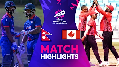 Logo of Canada ease past Nepal | Warm-Up Highlights | ICC Men's T20WC 2024
