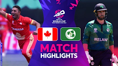 Logo of Canada make history in New York | Match Highlights | CAN v IRE | T20WC 2024