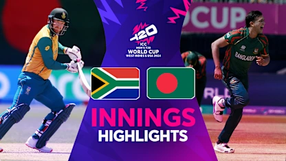 Logo of Klaasen rescue act after Tanzim rips into top order | SA v BAN | T20WC 2024