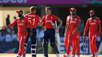 Winning moment as England race to big win | #ENGvOMA | T20WC 2024 