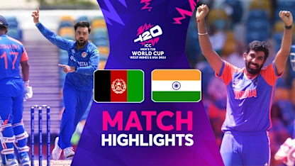 Logo of India notch up convincing win | Match Highlights | AFG v IND | T20WC 2024