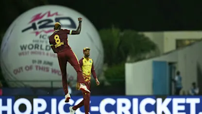 Logo of Pooran takes a stunner to send back Klaasen | T20WC 2024