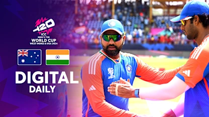 Logo of Ponting and Ganesan dissect India’s superb display | Digital Daily | AUS v IND | T20WC 2024