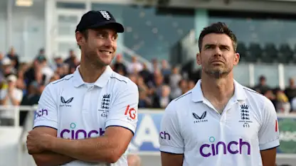Logo of 'An addict of the art of bowling' – Broad hails Anderson ahead of international swansong
