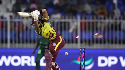 Logo of Timber! Marufa gets the better of Matthews | WT20WC 2024