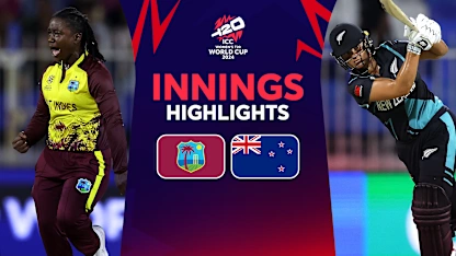 Logo of Dottin special holds New Zealand back | SF 2 | Innings Highlights | WT20WC 2024 