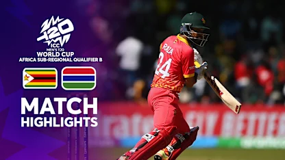 Logo of Zimbabwe hit T20I record 344 against Gambia | Match Highlights | Men's T20WC Sub-Regional Africa Qualifier B