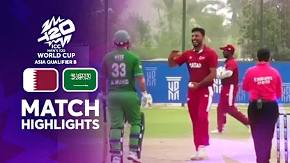 Qatar v Saudi Arabia | Match Highlights | T20WC Asia Qualifier B 2024