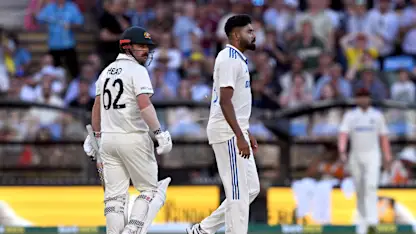 Logo of Sanctions for Siraj, Head announced after Adelaide Test