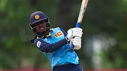 Logo of Sumudu whacks enormous six in key U19WC 2025 showdown