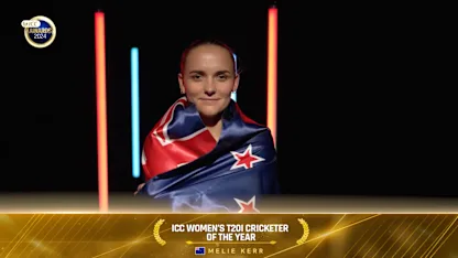 Logo of Melie Kerr wins Women's T20I Cricketer of the Year | ICC Awards 2024