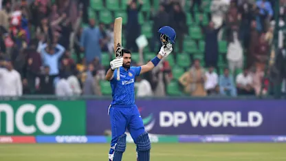 Logo of Ibrahim Zadran's classy ton | AFG v ENG | Champions Trophy 2025