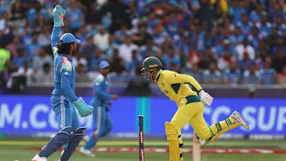 Logo of Sobha POTD: Shreyas Iyer hits bullseye from the deep