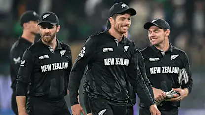 Logo of New Zealand seal their place in the final | SA v NZ | Champions Trophy 2025