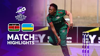 Kenya v Rwanda | Match Highlights | ICC Women's T20 WC Africa Qualifier Division 1 thumbnail