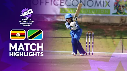 Uganda v Tanzania | Match Highlights | ICC Women's T20 WC Africa Qualifier Division 1 thumbnail