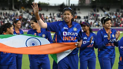 Jhulan Goswami in her farewell match