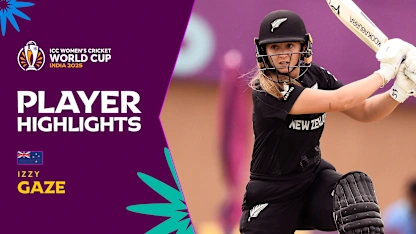 Izzy Gaze hits hundred in warm-up against India A | Player Highlights | CWC25