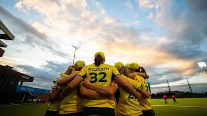 Aussies in good spirits despite CWC25 warm-up defeat