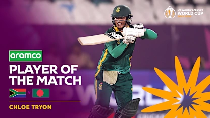 Chloe Tryon's all-round performance against Bangladesh | Aramco POTM Highlights | CWC25
