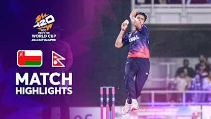 Oman v Nepal | Match Highlights | Men's T20 World Cup Asia & EAP Qualifier