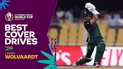 Best of Laura Wolvaardt cover drives  | Player Highlights | CWC25