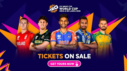 Tickets go live for ICC Men’s T20 World Cup 2026