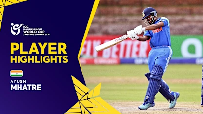 Mhatre rains sixes in Bulawayo | U19 CWC 2026