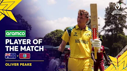 Peake's brilliant century sets up win | POTM Highlights | U19 CWC 2026