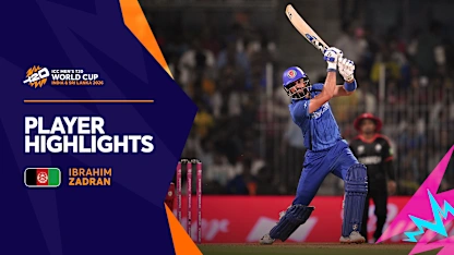 Zadran's knock of genuine class | Player Highlights | T20WC 2026