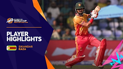 Fearless Raza takes the fight on | Player Highlights | T20WC 2026