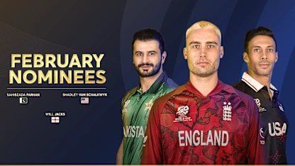 ICC Men’s Player of the Month nominees for February 2026 named