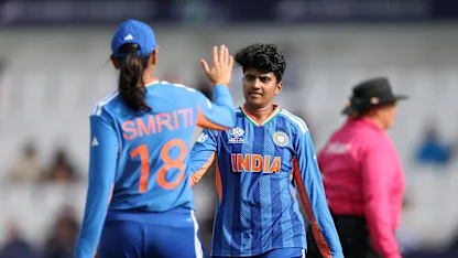 Sree Charani strengthens India's hold | Women's T20WC 2026
