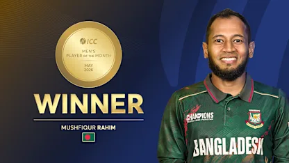 ICC Men's Player of the Month for May 2026 revealed