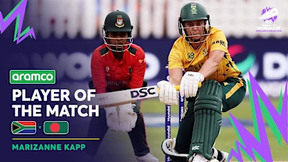 Marizanne Kapp stands out in a low-scoring thriller | Aramco POTM Highlights | Women's T20WC 2026

