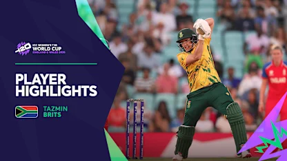 Tazmin Brits’ fighting half-century | Player Highlights | Women's T20WC 2026