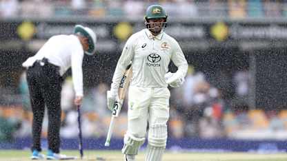 Live: Rain interruptions disrupt first session of opening day at Gabba