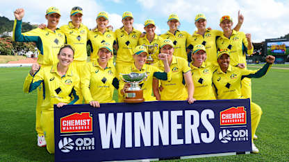 Australia claim ICC Women's Championship honours after win in Wellington