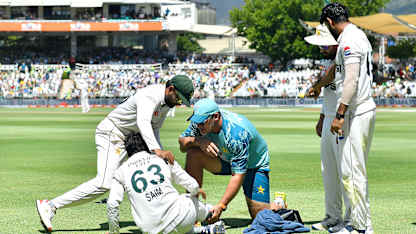 Pakistan opener sidelined for six weeks with ankle injury