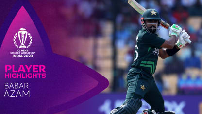 Babar overcomes tricky surface with a splendid 74 | CWC23