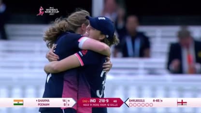 WICKET: India loses its last three wickets in a cluster to fall nine runs short