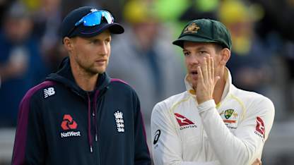 Joe Root and Tim Paine